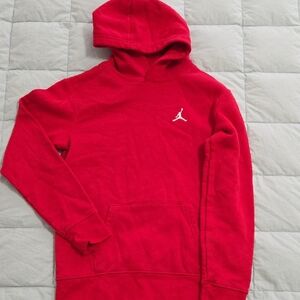 Jordan Bright Red Hoodie with Logo